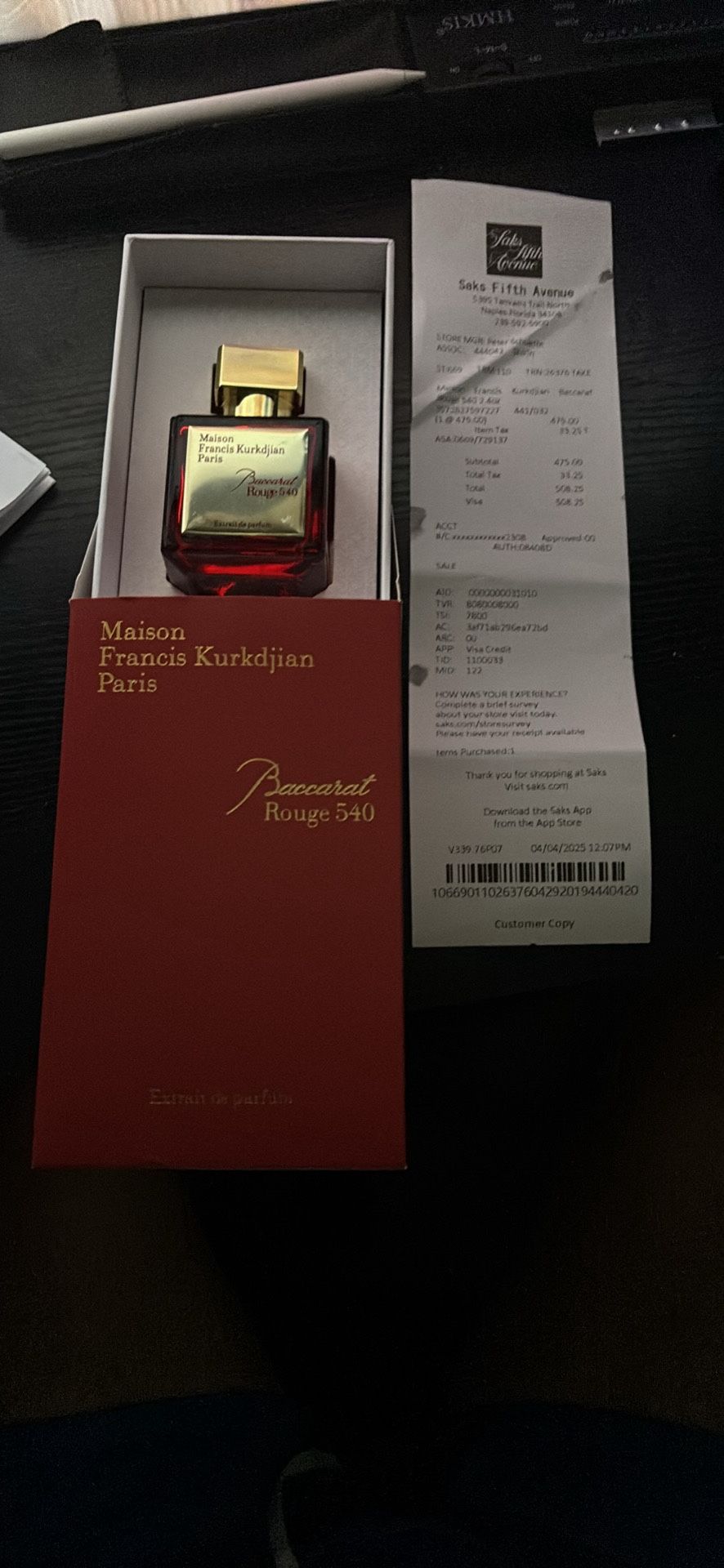 Baccarat Rouge 540