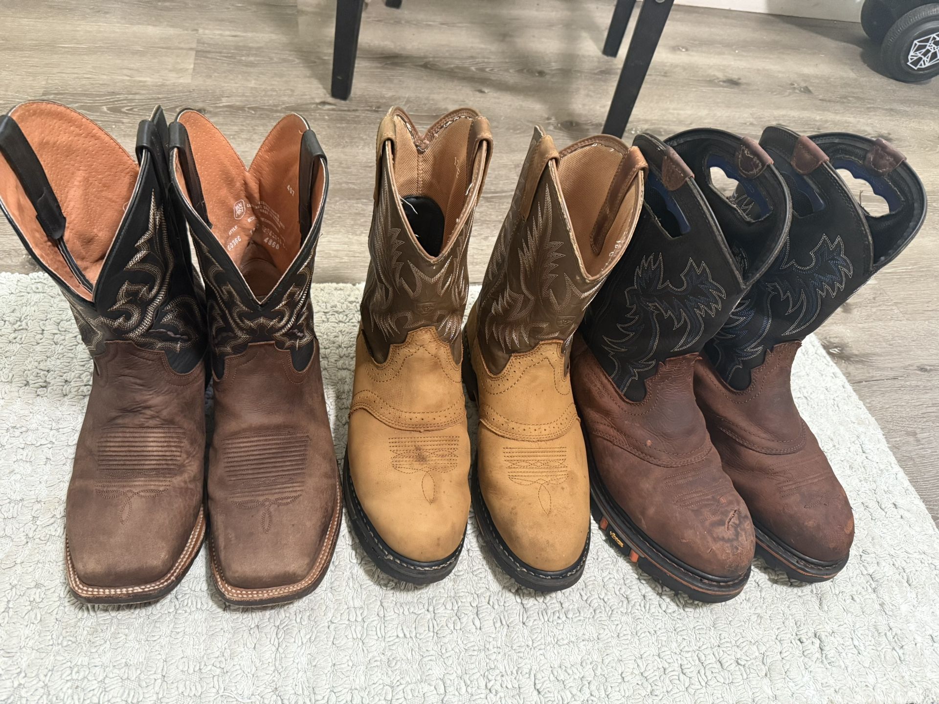 Size 12EE Name Brand Boots