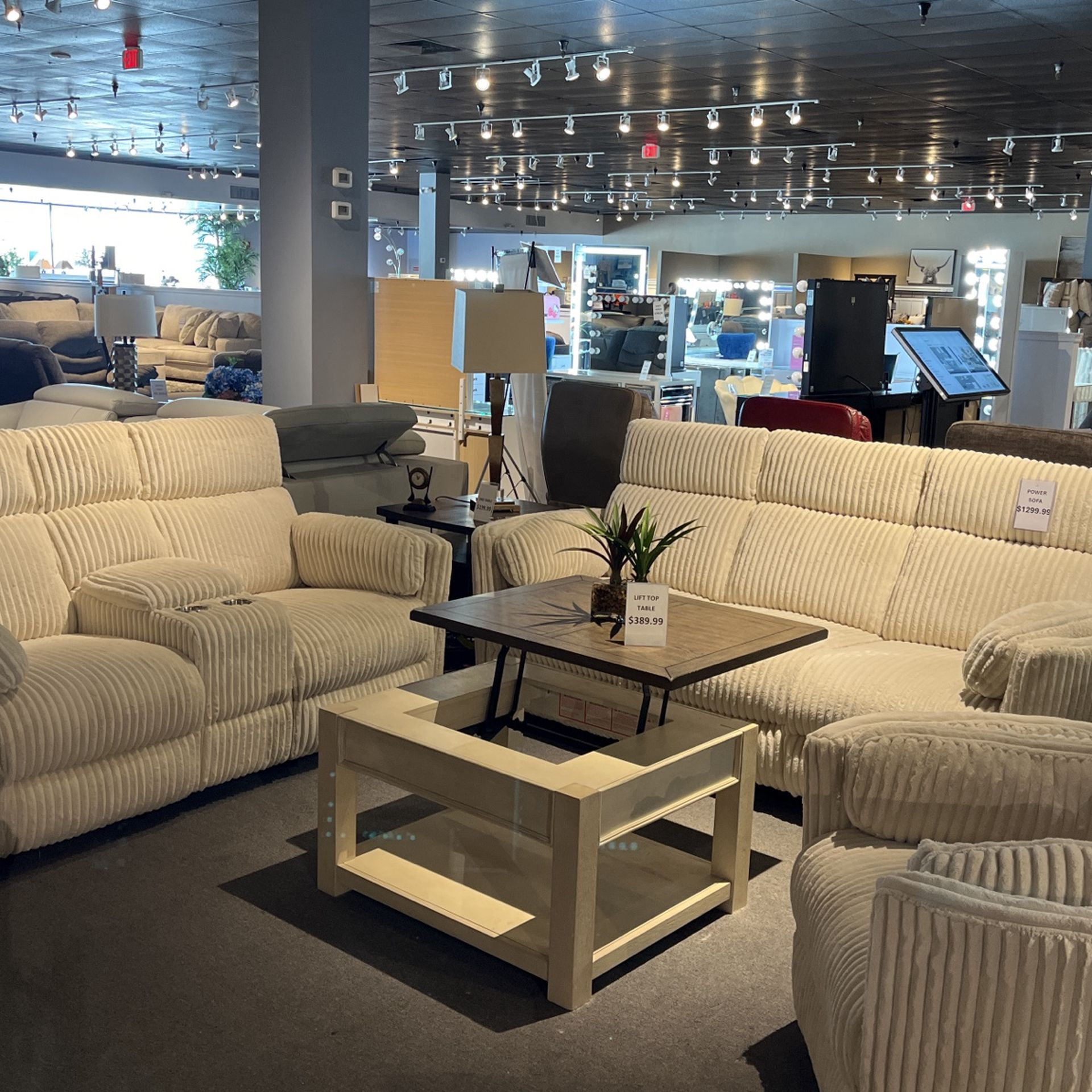 Power, Reclining Sofa And Loveseat