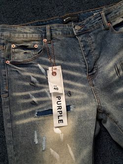 Purple jeans