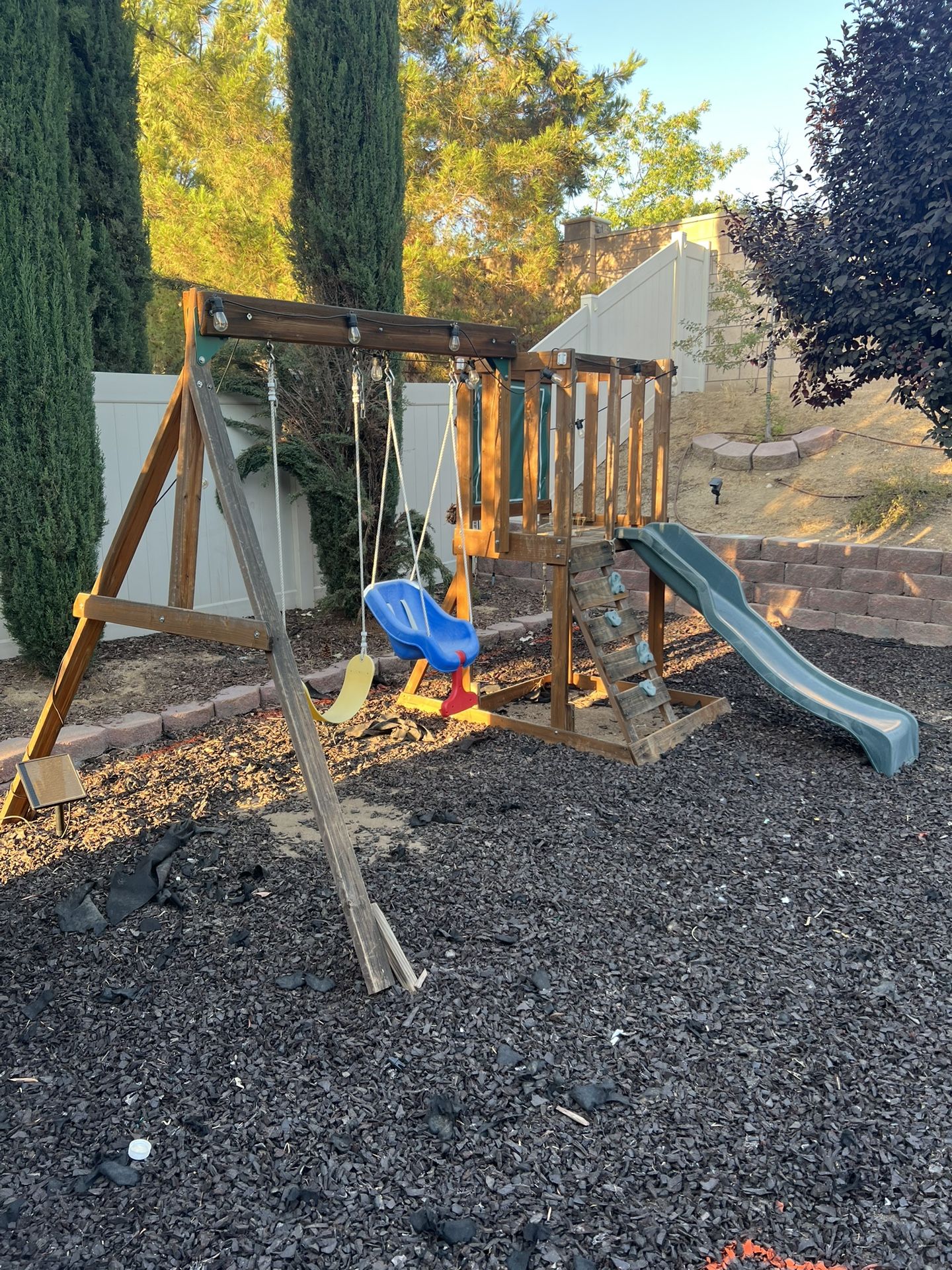 Kids Swing/slide Play Set