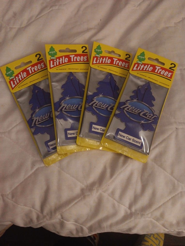 4 Packs Of New Car Smell Trees BRAND NEW IN PACK
