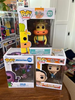 Funko Pop Lot of 3 – Heffer, Celia, Andy Stitzer