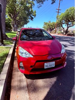 Toyota Prius C Red Hatchback