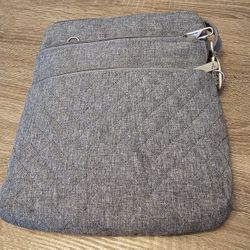 Travelon Grey Adjustable Strap Shoulder/Crossbody Purse