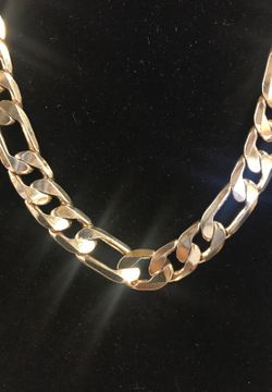24KT Gold Bonded Chain with Lifetime Replacement Guarantee (IT IS NOT A REAL GOLD & IT WILL NOT CHANGE COLOR)