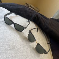 Ray ban sunglasses (40.00 for each )