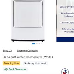 LG Washer & Dryer Pair 