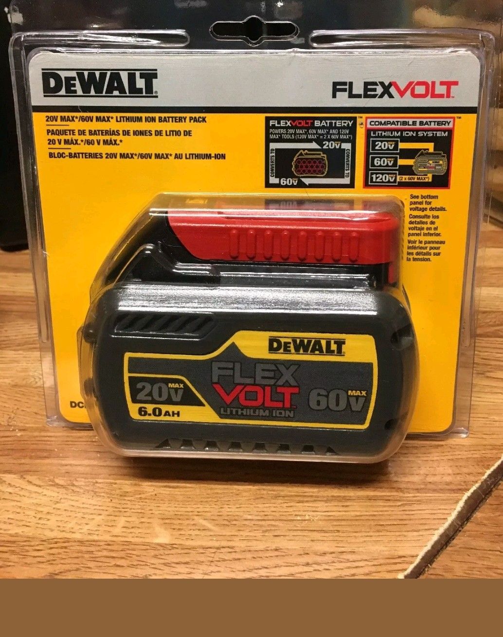 1 Dewalt bateria flexvolt 60v