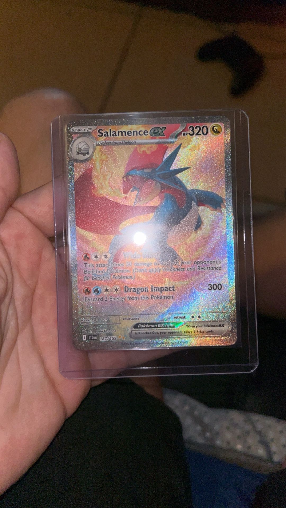 Salamence Ex Journey Together 187/159