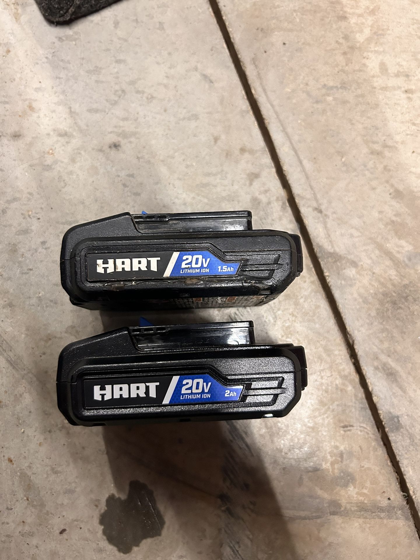 Hart 20volt Lithium-Ion 2.0Ah Batteries 