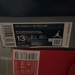 Jordan 11 low legend blue