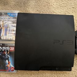 PlayStation 3 Slim + Controller + Games Bundle