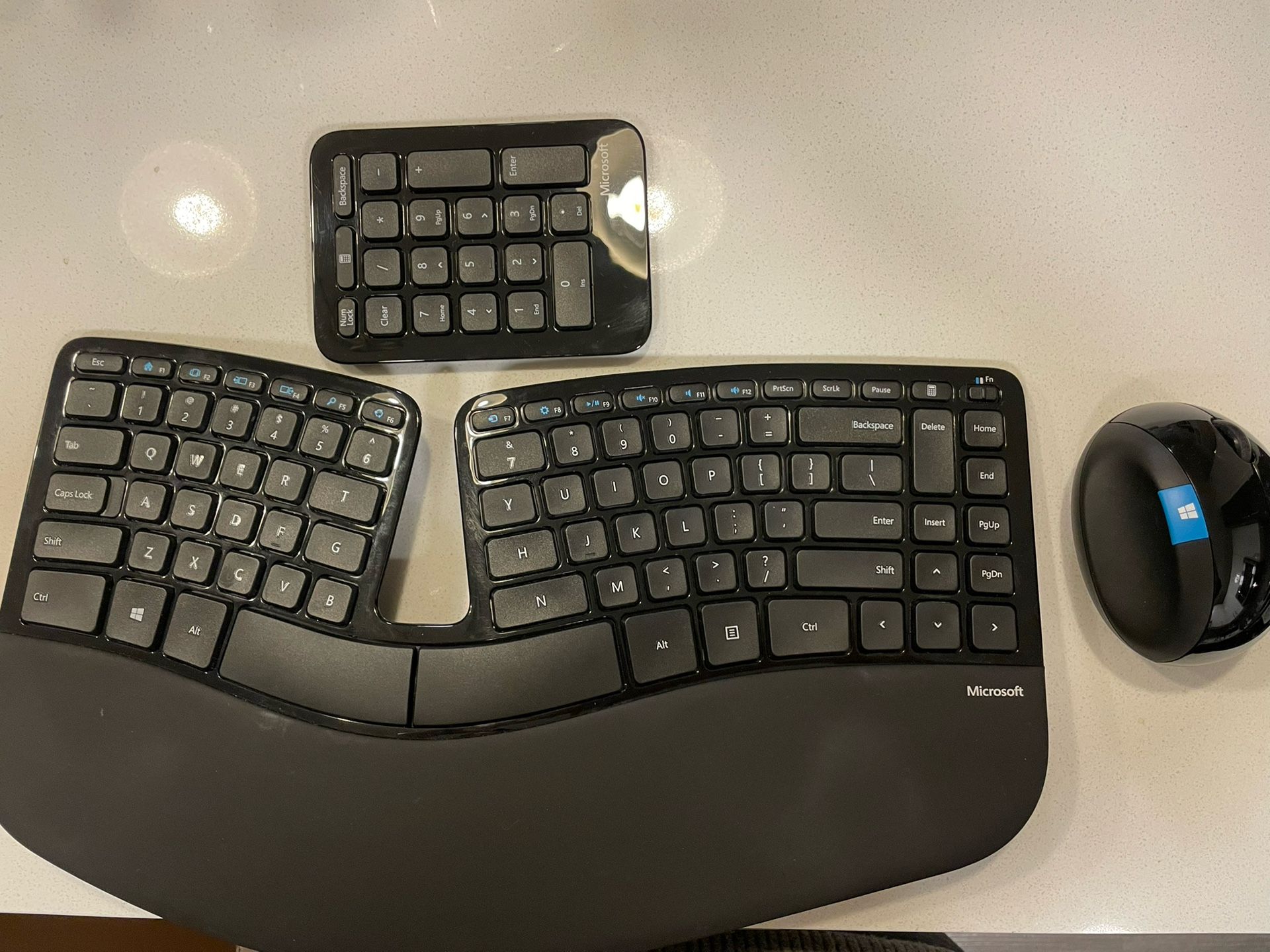 Microsoft Sulpt Ergonomics keyboard mouse set