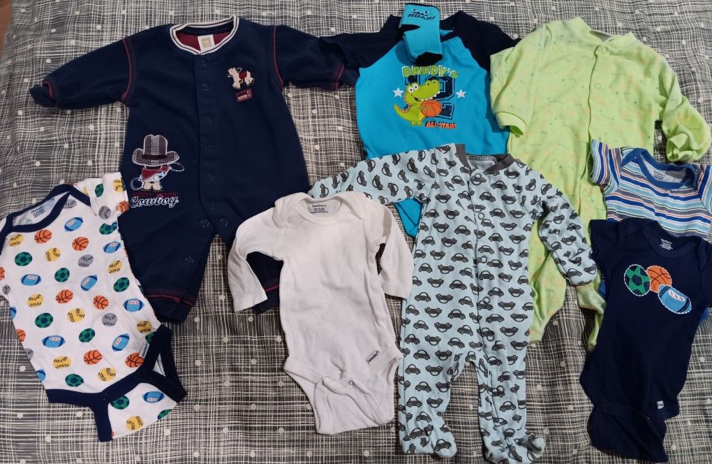 Baby Boy Bundle Newborn- 6 Months