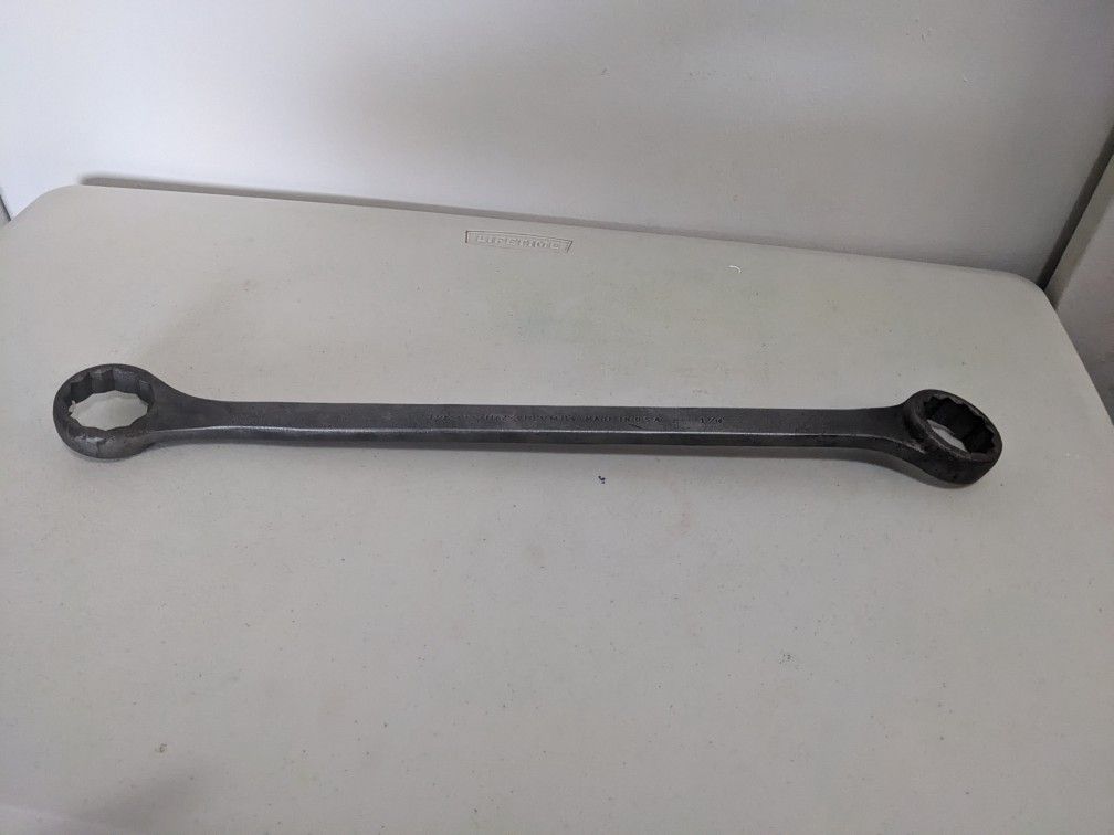 Vintage Plomb 1162 Box Wrench, 1 1/2" 1 7/16"