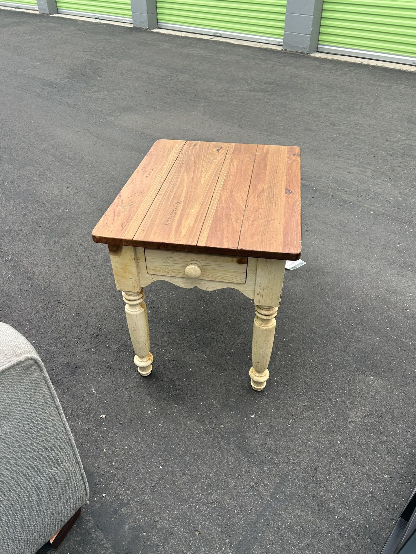 Wooden End Table