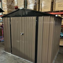 Brand new 4x6 storage shed metal yard lawn garden tools 6x4 storage