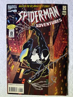 Spider-Man Adventures #8 (1995) Marvel Comics Animated Series Direct Edition