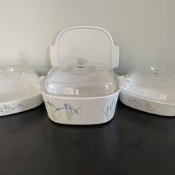 Casserole (6, 4, 2 Cups) Corning Ware
