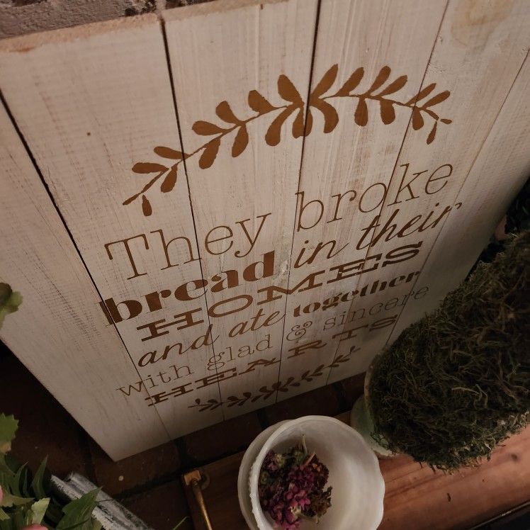 Hobby Lobby Break Bread Sign
