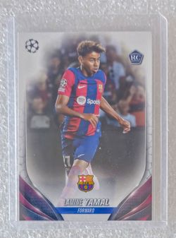 Lamine Yamal  2023-24 Topps UEFA Club Competitions  #64 FC Barcelona Rookie  (RC)S3