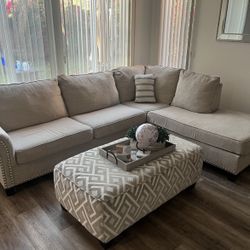 Sectional Couch Two Piece With Autumn  