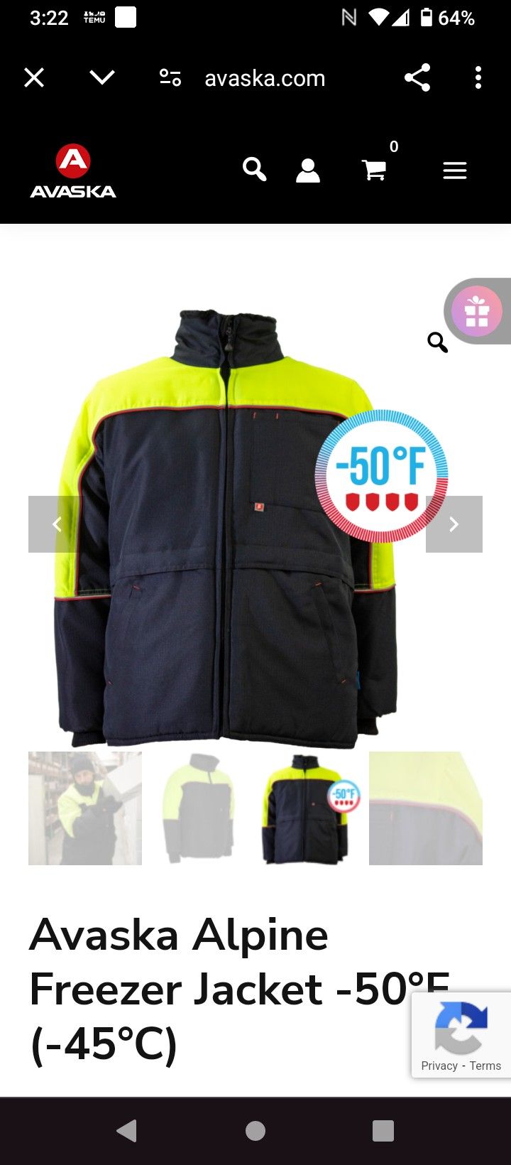 Freezer wear Jacket