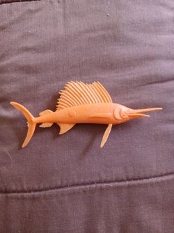 1968 MPC Deep Sea Creature Sail Fish Plastic Cereal Toy