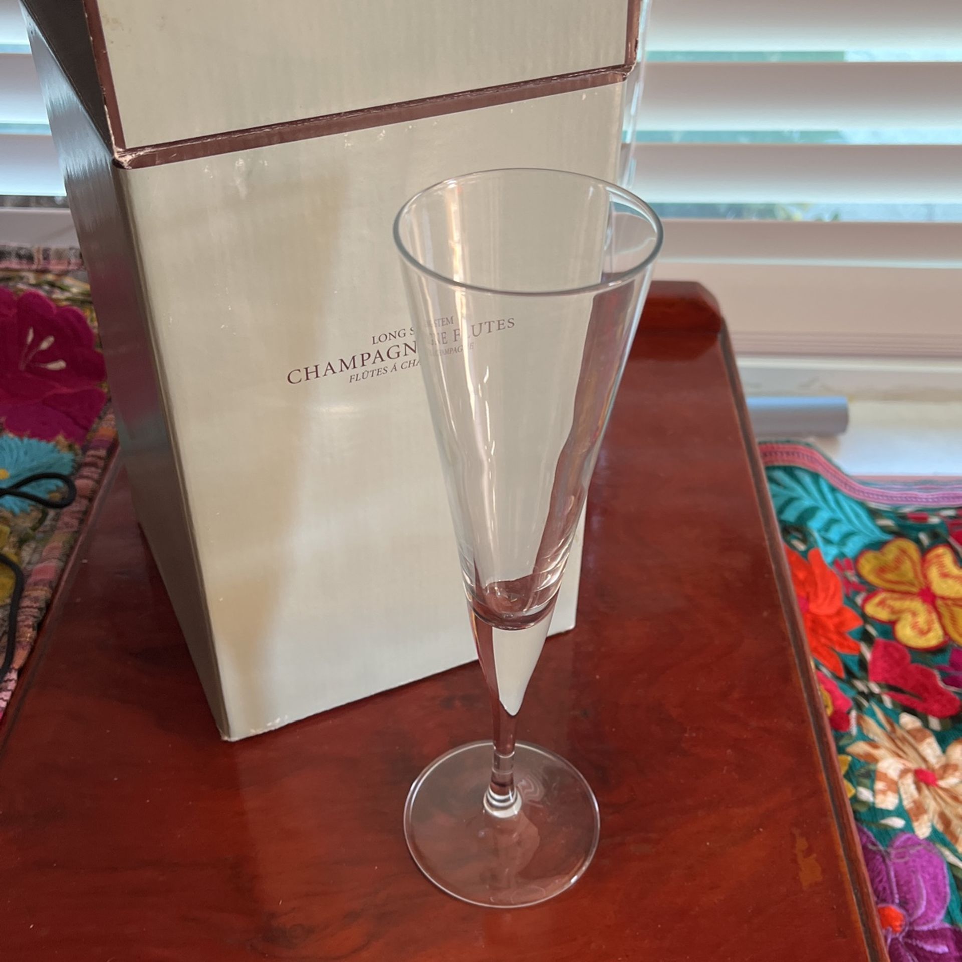 Restoration Hardware Champagne Flute Set Of 3