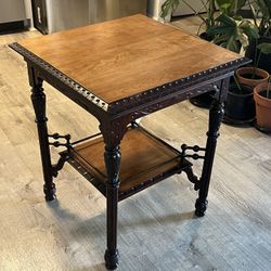 Antique Hunzinger Oak Table 