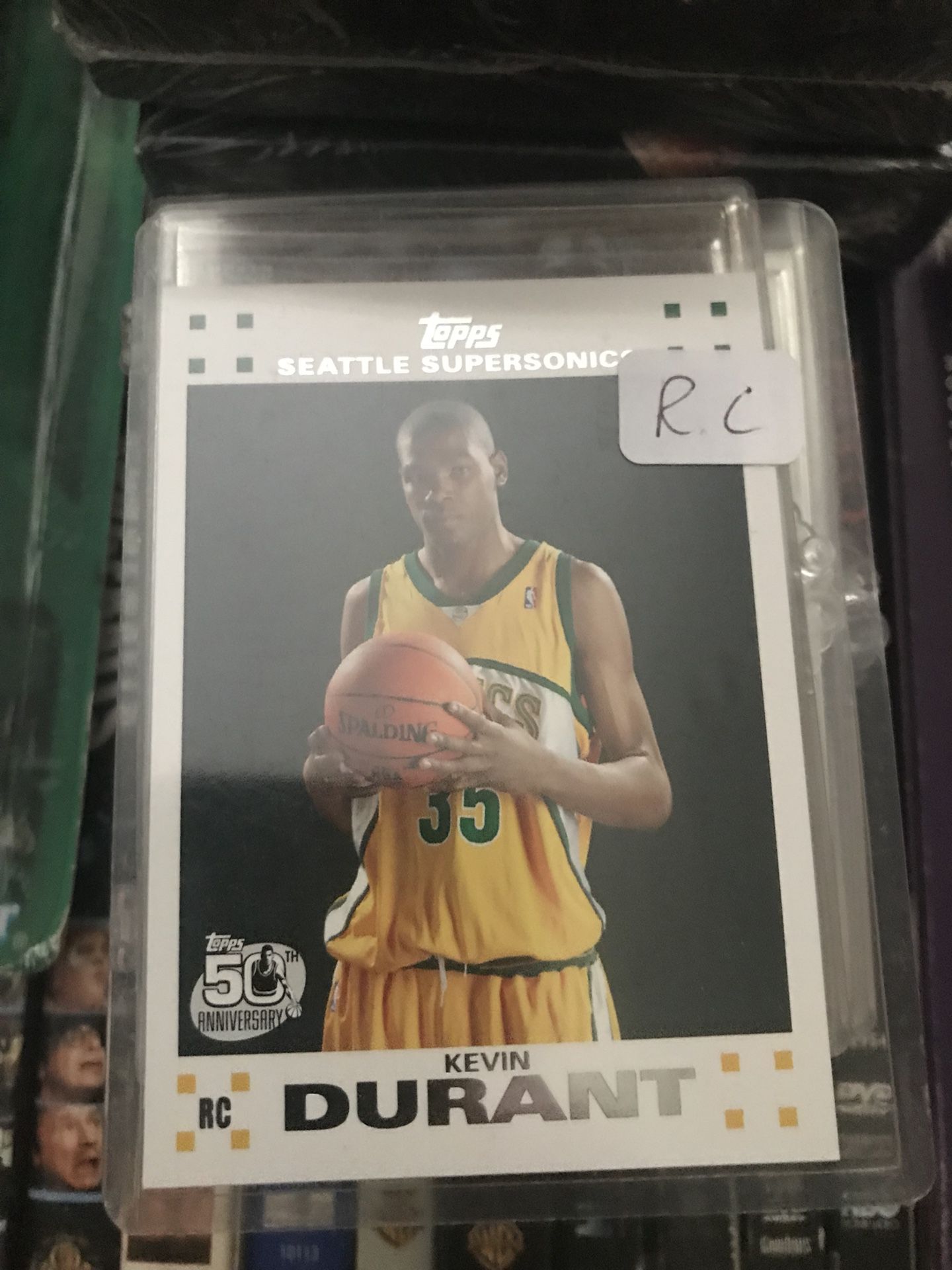 Kevin Durant topps rookie basketball card
