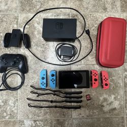 Nintendo Switch Bundle W/ Pro Controller