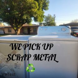 RECOGEMOS METAL MOTORES BATERIAS LAVADORAS 