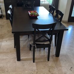 🔥 Dining Set (6–12 Seats) + Buffet + Wall Art – $650 OBO
