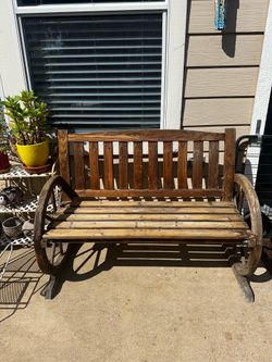 outdoor bench