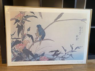 Birds And Flowers Art Fair Poster - New Art Fair NY 1982