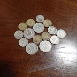 Cuban Coins Patria Y Libertad 1946 Before Revolution