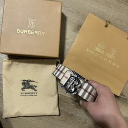 burberry reversible belt