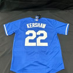 LA DODGERS Men's Size MEDIUM ✅   CLAYTON KERSHAW JERSEY #22  MLB NIKE