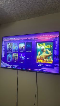 2 Piece Couch Set & 55” Roku TV