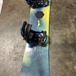 Snowboard 156 Cm With Bindings
