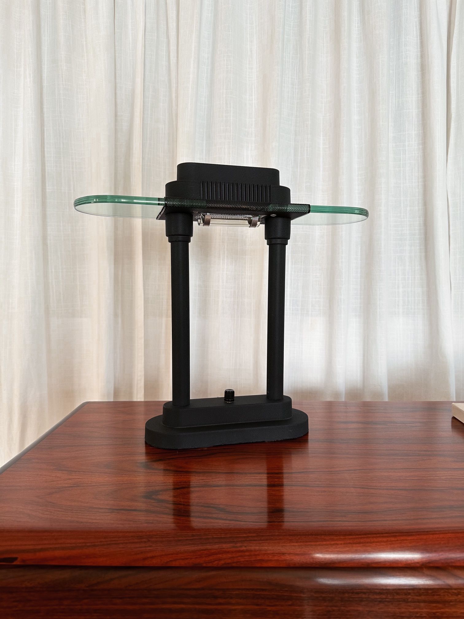 Vintage Postmodern Robert Sonneman Bankers Desk Lamp