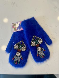 Holiday Blinged Mittens
