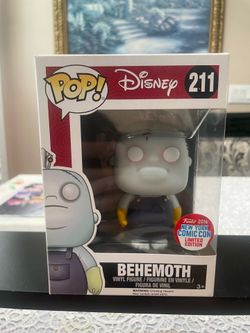 Funko Pop Disney #211 The Nightmare Before Christmas Behemoth 2016 New York Comic Con Limited Edition
