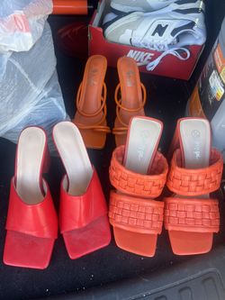 Colored Heals (red / Orange )