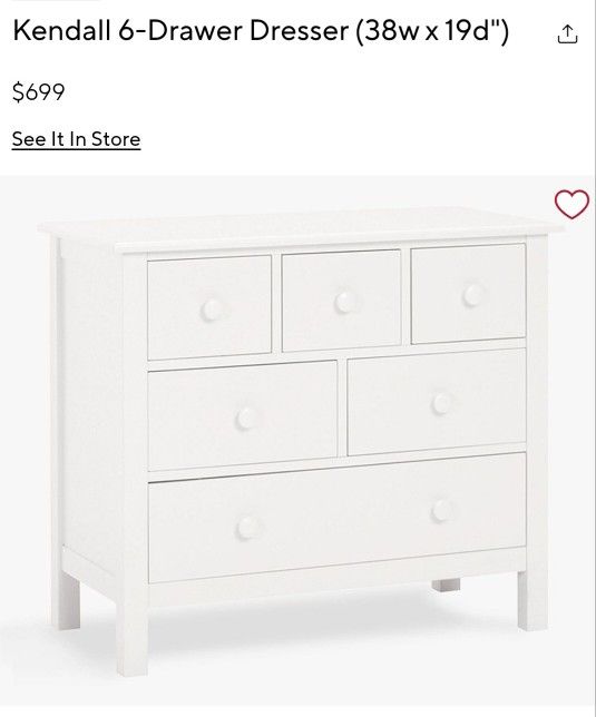 Pottery Barn Kids Dresser