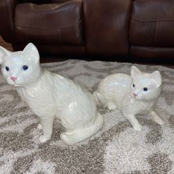Decorative Cat Statues (set of 2)
