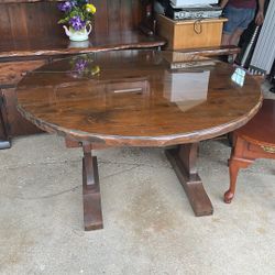 Solid wood table 