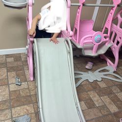 4 In 1 Toddler Slide and Swing